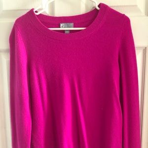 Hot pink cashmere sweater M